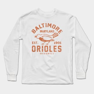 Baltimore Orioles Vintage Long Sleeve T-Shirt